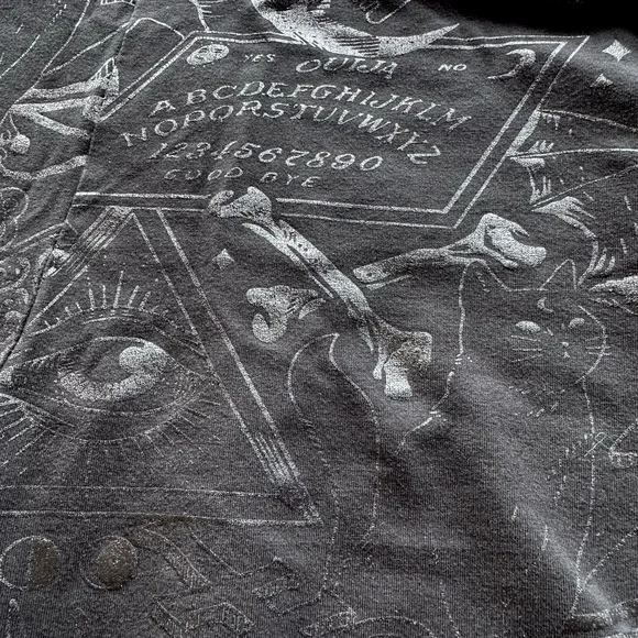 Killstar Black on Black High-Waisted Leggings - Picture 5 of 7